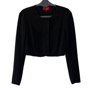 Narciso Rodriguez for Design Nation‎ Black Cropped Jacket Medium